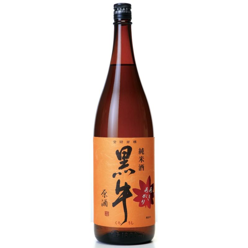 黒牛 純米酒原酒 あきあがり 1.8L【名手酒造店】